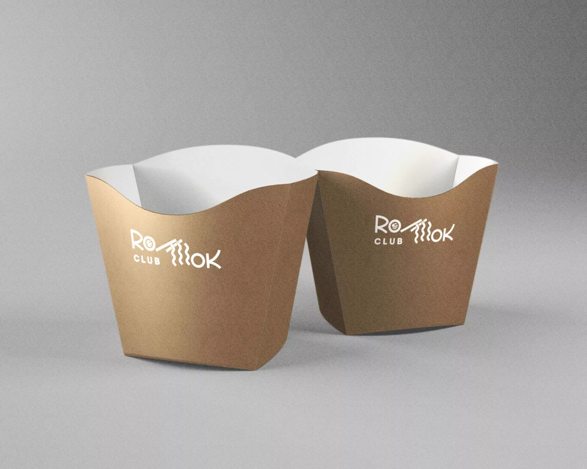 Создание дизайна упаковки суши-бара «Roll Wok Club» в Инсаре